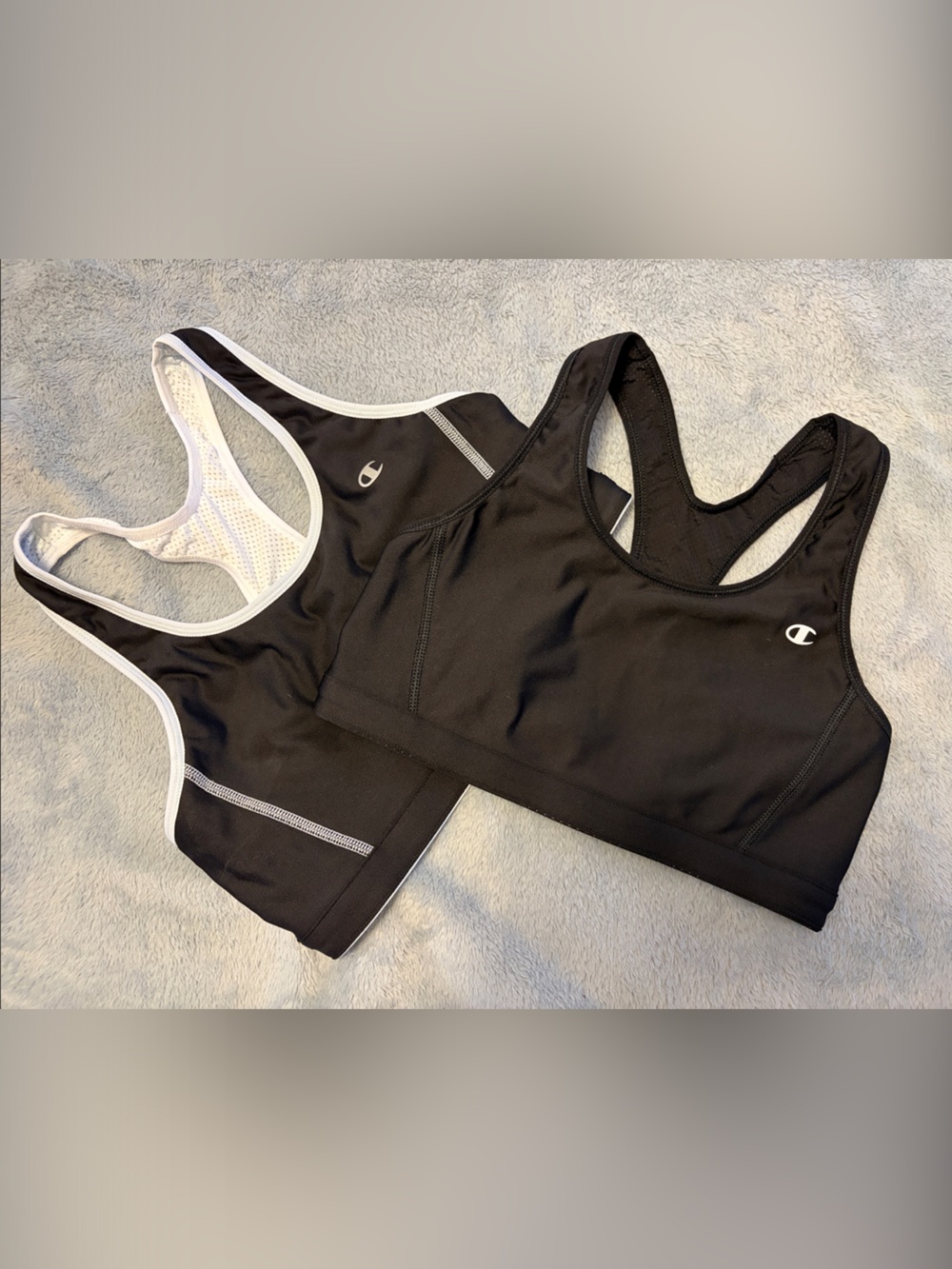 Champion 2 Black Racerback Sports Bra’s